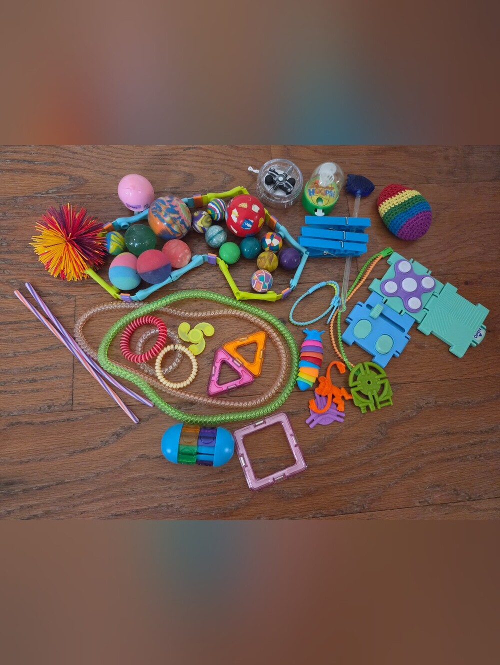 Assorted Kids Fidget Toy Bundle - & Bouncy Balls